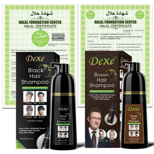 Dexe Brown Hair Shampoo 400ml | Made In UK. - Image 3